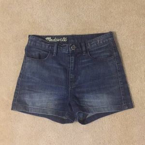 Madewell high rise shorts Sz 26